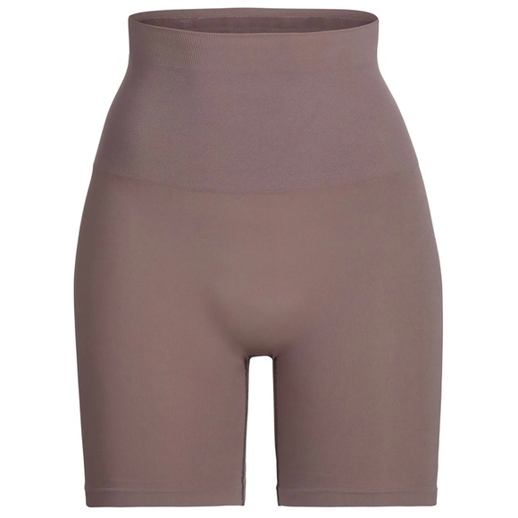Skims Sculpting Mid Thigh Shorts Umber Size S/M Shapewear SH-MTS-0103 - Picture 9 of 9